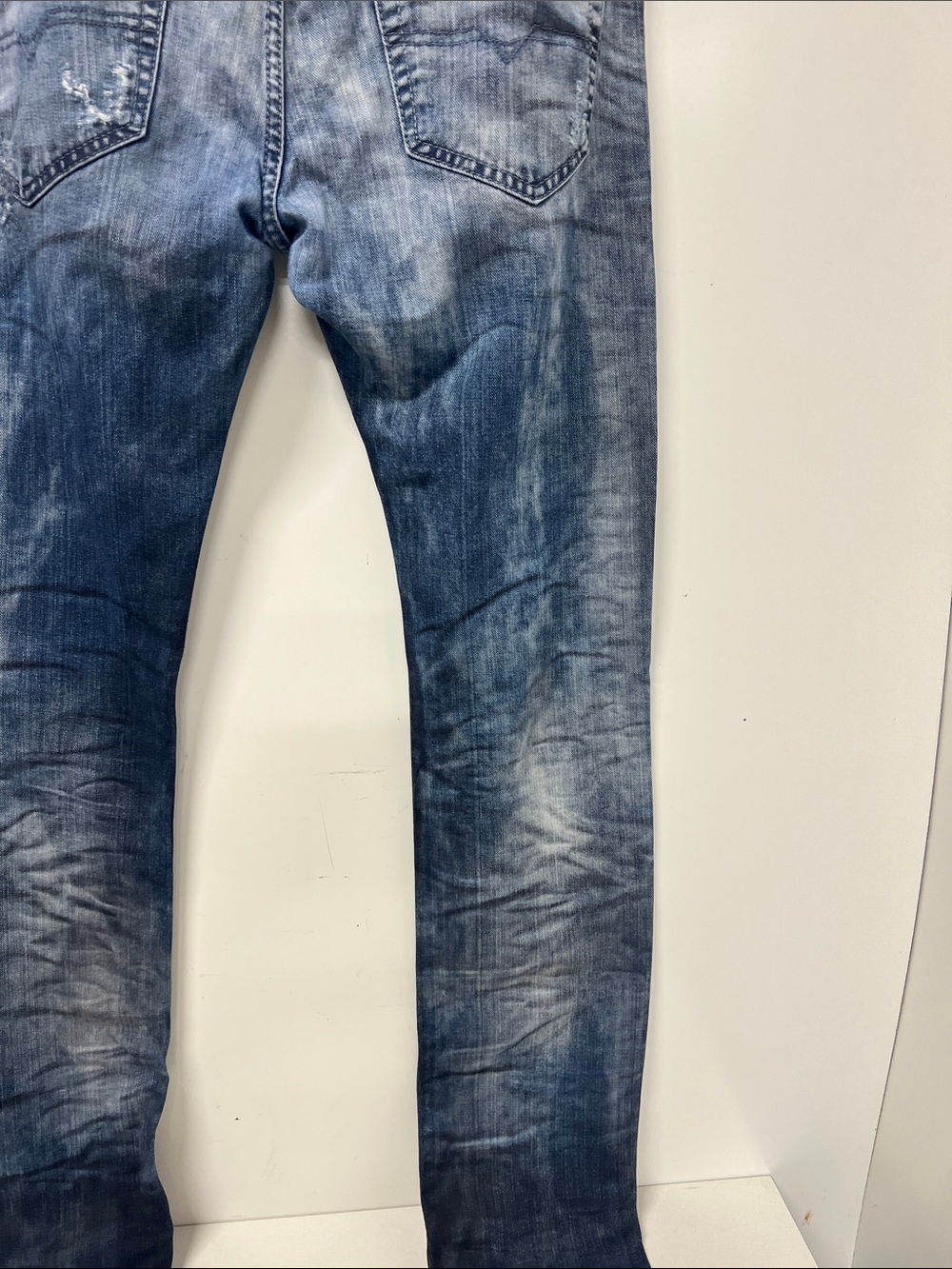 Diesel, Thavar Slim Skinny Distressed Jeans, 31 x 34 - Picture 12 of 16